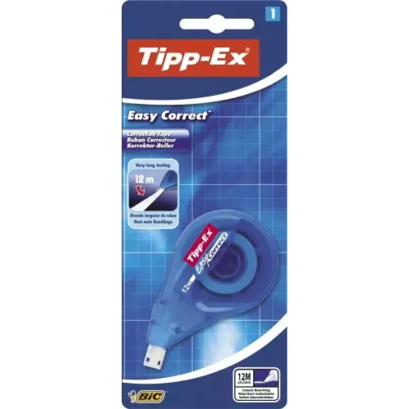 Correctieroller BIC 8290362 12 m blauw wit 4,2 mm