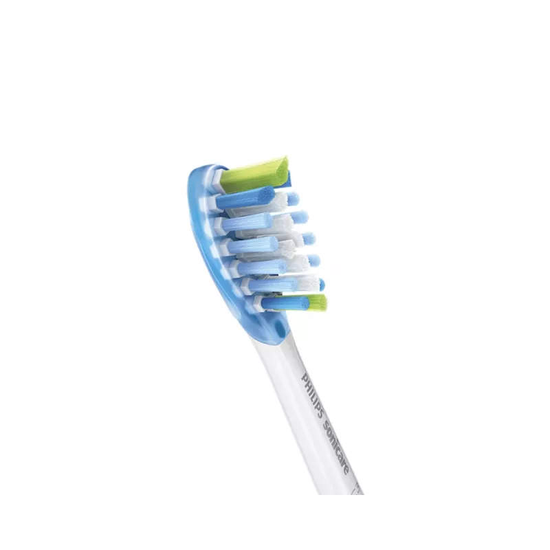 Philips Premium Plaque Defence HX9044/87 4-pack borstelkoppen, 4 st., wit, 3 maanden, medium, 62000 bewegingen per minuut, Philips