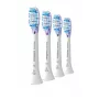 Philips Premium Gum Care HX9054/87 4-pack borstelkoppen, 4 st., wit, 3 maanden, zacht, 62000 bewegingen per minuut, Philips