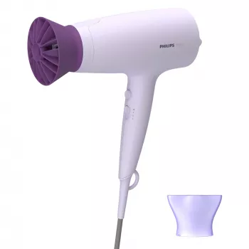Haardroger Philips BHD341/10 2100 W, paars, 6 snelheden, 6 warmtestanden, koudstand, stylingmondstuk