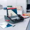 GBC CombBind CB20 kunststof bindmachine, zwart/zilver/rood