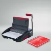 GBC CombBind CB20 kunststof bindmachine, zwart/zilver/rood