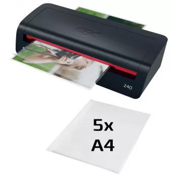 GBC 240 Home Office A4 Lamineerapparaat, 24 cm, hetlamineerapparaat, 2 min., 400 mm/min, 0,5 mm, A4