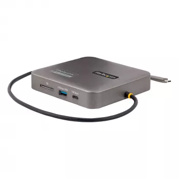 StarTech.com USB-C-dockingstation, dual 4K 60Hz HDMI, compatibel met Macbook Pro (M1/M2/M3/M4) en Windows, USB-A/USB-C 10Gbps-hub, 100W Power Delivery, GbE, SD, 56cm kabel