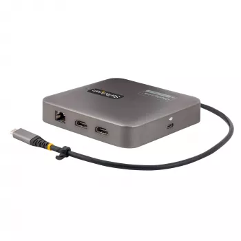 StarTech.com USB-C-dockingstation, dual 4K 60Hz HDMI, compatibel met Macbook Pro (M1/M2/M3/M4) en Windows, USB-A/USB-C 10Gbps-hub, 100W Power Delivery, GbE, SD, 56cm kabel
