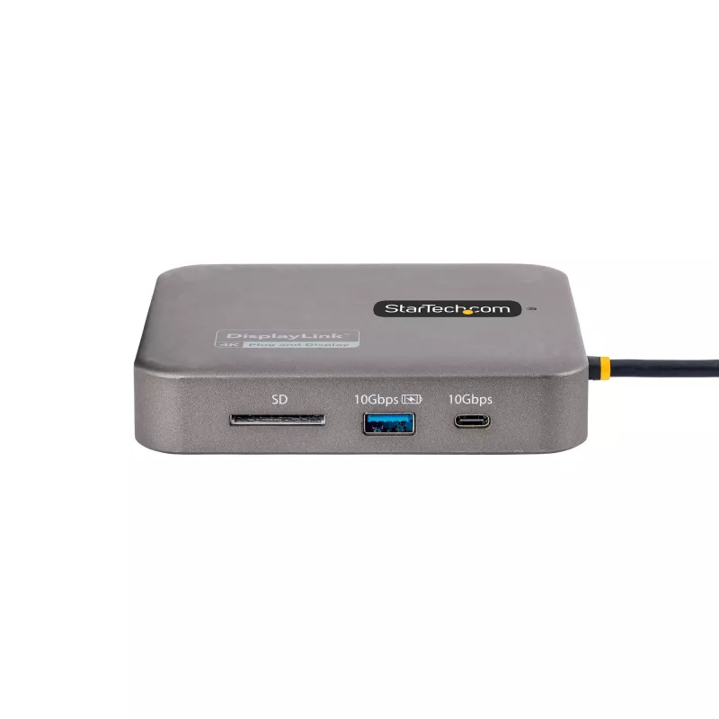 StarTech.com USB-C-dockingstation, dual 4K 60Hz HDMI, compatibel met Macbook Pro (M1/M2/M3/M4) en Windows, USB-A/USB-C 10Gbps-hub, 100W Power Delivery, GbE, SD, 56cm kabel