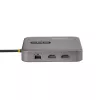 StarTech.com USB-C-dockingstation, dual 4K 60Hz HDMI, compatibel met Macbook Pro (M1/M2/M3/M4) en Windows, USB-A/USB-C 10Gbps-hub, 100W Power Delivery, GbE, SD, 56cm kabel