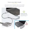StarTech.com USB-C-dockingstation, dual 4K 60Hz HDMI, compatibel met Macbook Pro (M1/M2/M3/M4) en Windows, USB-A/USB-C 10Gbps-hub, 100W Power Delivery, GbE, SD, 56cm kabel