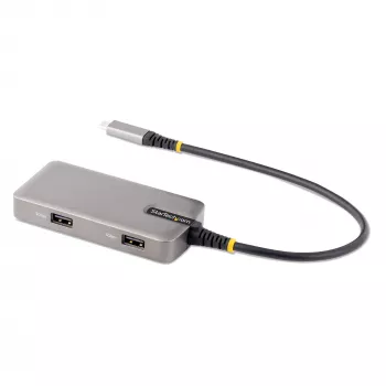 StarTech.com USB-C-multipoort-adapter – 4K 60Hz HDMI – HDR – 2-poorts 5Gbps USB 3.0-hub – 100W Power Delivery Pass-Through – GbE – Works with Chromebook gecertificeerd – Windows/macOS