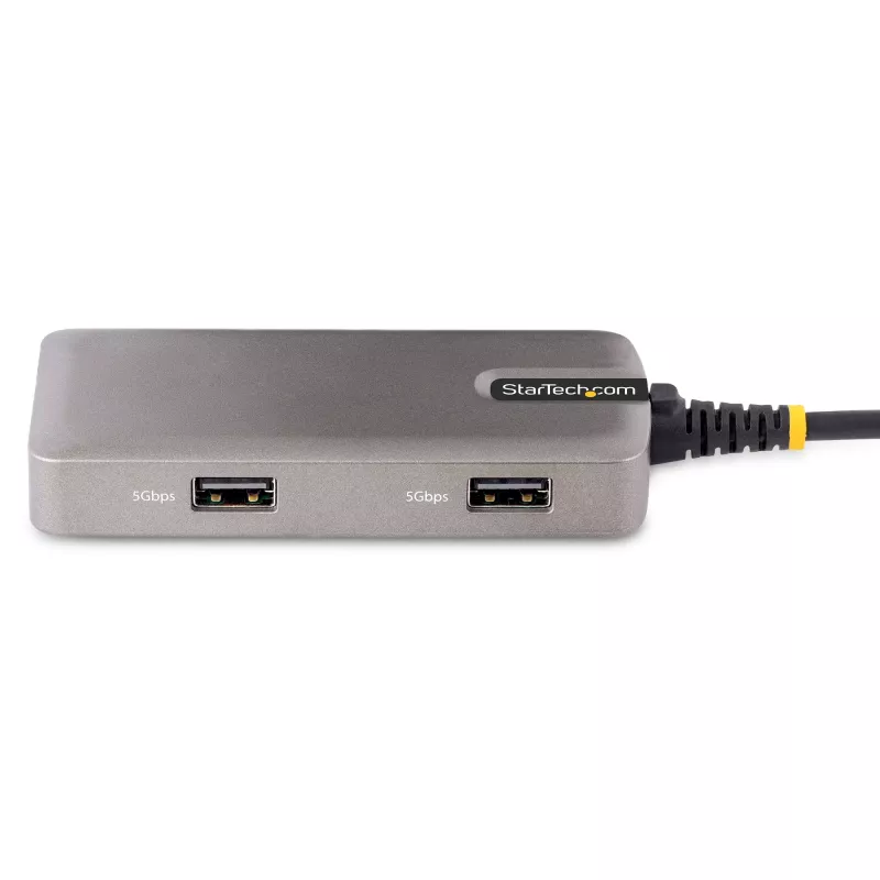 StarTech.com USB-C-multipoort-adapter – 4K 60Hz HDMI – HDR – 2-poorts 5Gbps USB 3.0-hub – 100W Power Delivery Pass-Through – GbE – Works with Chromebook gecertificeerd – Windows/macOS