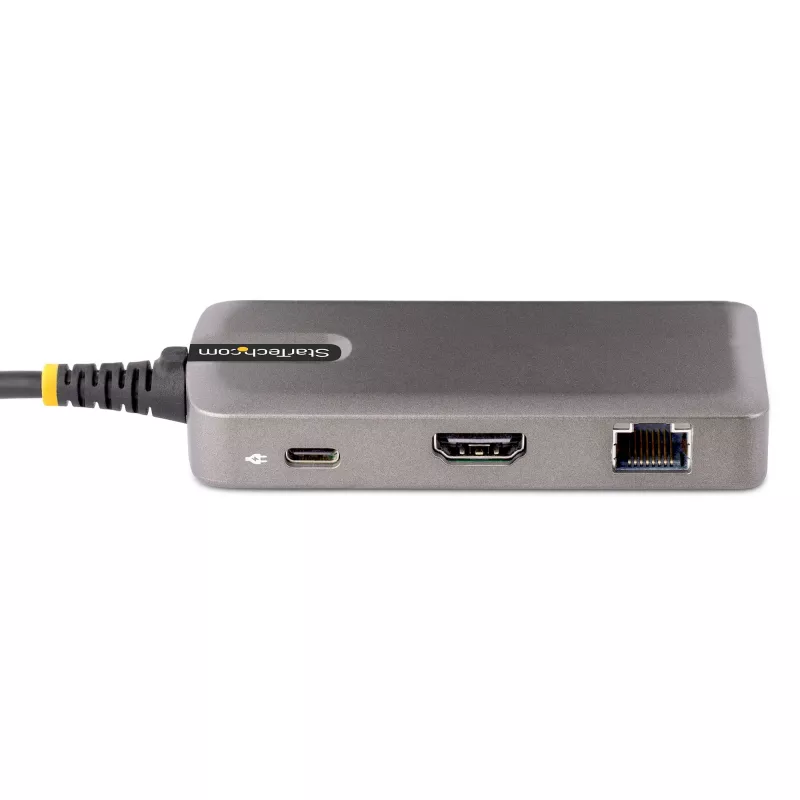 StarTech.com USB-C-multipoort-adapter – 4K 60Hz HDMI – HDR – 2-poorts 5Gbps USB 3.0-hub – 100W Power Delivery Pass-Through – GbE – Works with Chromebook gecertificeerd – Windows/macOS