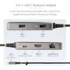 StarTech.com USB-C-multipoort-adapter – 4K 60Hz HDMI – HDR – 2-poorts 5Gbps USB 3.0-hub – 100W Power Delivery Pass-Through – GbE – Works with Chromebook gecertificeerd – Windows/macOS