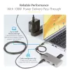 StarTech.com USB-C-multipoort-adapter – 4K 60Hz HDMI – HDR – 2-poorts 5Gbps USB 3.0-hub – 100W Power Delivery Pass-Through – GbE – Works with Chromebook gecertificeerd – Windows/macOS
