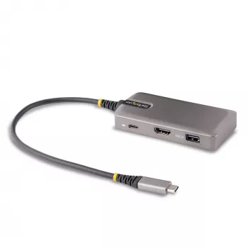 StarTech.com USB-C-multipoort-adapter - 4K 60Hz HDMI met HDR - 3-poorts USB-hub - 100W Power Delivery doorvoer - Works With Chromebook gecertificeerd - Windows/macOS/iPadOS/Android™