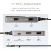 StarTech.com USB-C-multipoort-adapter - 4K 60Hz HDMI met HDR - 3-poorts USB-hub - 100W Power Delivery doorvoer - Works With Chromebook gecertificeerd - Windows/macOS/iPadOS/Android™
