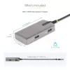 StarTech.com USB-C-multipoort-adapter - 4K 60Hz HDMI met HDR - 3-poorts USB-hub - 100W Power Delivery doorvoer - Works With Chromebook gecertificeerd - Windows/macOS/iPadOS/Android™