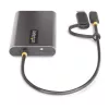 StarTech.com USB-C naar dual-HDMI-adapter – USB-C of A naar 2x HDMI – 4K 60Hz – 100W Power Delivery pass-through – 30 cm (1ft) geïntegreerde kabel – USB-naar-HDMI multi-monitor-converter voor laptop – TAA