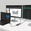 StarTech.com USB-C naar dual-HDMI-adapter – USB-C of A naar 2x HDMI – 4K 60Hz – 100W Power Delivery pass-through – 30 cm (1ft) geïntegreerde kabel – USB-naar-HDMI multi-monitor-converter voor laptop – TAA