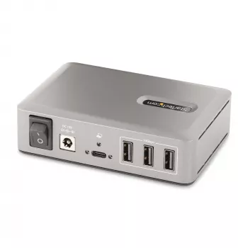 StarTech.com 10-poorts USB-C-hub - 8x USB-A/2x USB-C - self-powered met 65W voeding - USB 3.1 10Gbps - desktop/laptop USB-hub met USB-IF gecertificeerde 3ft vergrendelbare kabel, USB C-hub