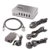 StarTech.com 10-poorts USB-C-hub - 8x USB-A/2x USB-C - self-powered met 65W voeding - USB 3.1 10Gbps - desktop/laptop USB-hub met USB-IF gecertificeerde 3ft vergrendelbare kabel, USB C-hub