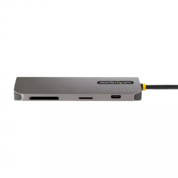 StarTech.com USB-C-multipoort-adapter – 4K 60Hz HDMI-video, 3-poorts 5Gbit/s USB-A-hub, 100W USB Power Delivery doorvoer/GbE/SD/MicroSD, 30cm kabel, draagbare laptop-dockingstation