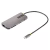 StarTech.com USB-C-multipoort-adapter – 4K 60Hz HDMI-video, 3-poorts 5Gbit/s USB-A-hub, 100W USB Power Delivery doorvoer/GbE/SD/MicroSD, 30cm kabel, draagbare laptop-dockingstation