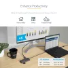 StarTech.com USB-C-multipoort-adapter – 4K 60Hz HDMI-video, 3-poorts 5Gbit/s USB-A-hub, 100W USB Power Delivery doorvoer/GbE/SD/MicroSD, 30cm kabel, draagbare laptop-dockingstation