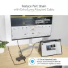 StarTech.com USB-C-multipoort-adapter – 4K 60Hz HDMI-video, 3-poorts 5Gbit/s USB-A-hub, 100W USB Power Delivery doorvoer/GbE/SD/MicroSD, 30cm kabel, draagbare laptop-dockingstation