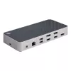 StarTech.com USB-C triple monitor dockingstation - HDMI/DP triple 4k USB-C dock - 5x USB-hub - GbE - 100W PD - universele multi monitor dockingstation - Thunderbolt 3/4 compatibel