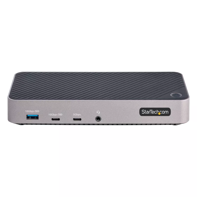 StarTech.com USB-C triple monitor dockingstation - HDMI/DP triple 4k USB-C dock - 5x USB-hub - GbE - 100W PD - universele multi monitor dockingstation - Thunderbolt 3/4 compatibel