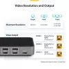 StarTech.com USB-C triple monitor dockingstation - HDMI/DP triple 4k USB-C dock - 5x USB-hub - GbE - 100W PD - universele multi monitor dockingstation - Thunderbolt 3/4 compatibel