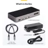StarTech.com USB-C triple monitor dockingstation - HDMI/DP triple 4k USB-C dock - 5x USB-hub - GbE - 100W PD - universele multi monitor dockingstation - Thunderbolt 3/4 compatibel