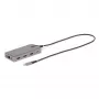 StarTech.com USB-C triple monitor multipoort-adapter, dual 4K 60Hz + 4K 30Hz HDMI & DisplayPort, 3-poorts USB 10Gbps-hub, 100W PD pass-through, GbE, travel dock, Windows & ChromeOS