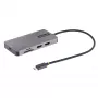 StarTech.com USB-C-multipoort-adapter, dual-HDMI-video, 4K 60Hz, 2-voudige 5 Gbit/s USB-A-hub, 100 W Power Delivery pass-through/GbE/SD/MicroSD, 30 cm kabel, reis-dock, laptop-dockingstation