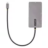 StarTech.com USB-C-multipoort-adapter, dual-HDMI-video, 4K 60Hz, 2-voudige 5 Gbit/s USB-A-hub, 100 W Power Delivery pass-through/GbE/SD/MicroSD, 30 cm kabel, reis-dock, laptop-dockingstation