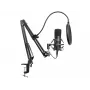 Sandberg Streamer USB-microfoonkit, studiomicrofoon, -27 dB, 30 - 16000 Hz, 24 bit, 96 kHz, unidirectioneel