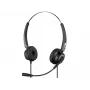 Sandberg USB Office headset Pro stereo, bedraad, kantoor/callcenter, 20 - 20000 Hz, 115 g, headset, zwart
