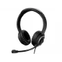Sandberg MiniJack chat headset, bedraad, bellen/muziek, 20 - 20000 Hz, 180 g, headset, zwart
