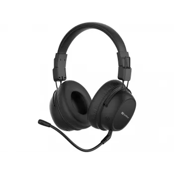 Sandberg draadloze headset ANC FlexMic, draadloos, gaming, 20 - 20000 Hz, 211 g, headset, zwart