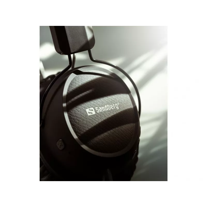 Sandberg draadloze headset ANC FlexMic, draadloos, gaming, 20 - 20000 Hz, 211 g, headset, zwart
