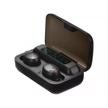 Sandberg draadloze earbuds + powerbank, True Wireless Stereo (TWS), 20 - 20000 Hz, bellen/muziek, headset, zwart