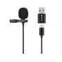 Sandberg Streamer USB-clipmicrofoon, lavalier-/clipmicrofoon, -38 dB, 50 - 18000 Hz, 16 bit, 48 kHz, 84 dB