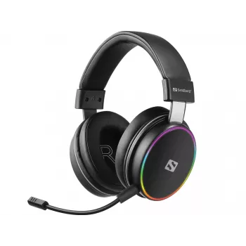 Sandberg HeroBlaster draadloze headset, bedraad & draadloos, 20 - 20000 Hz, gaming, 300 g, headset, zwart