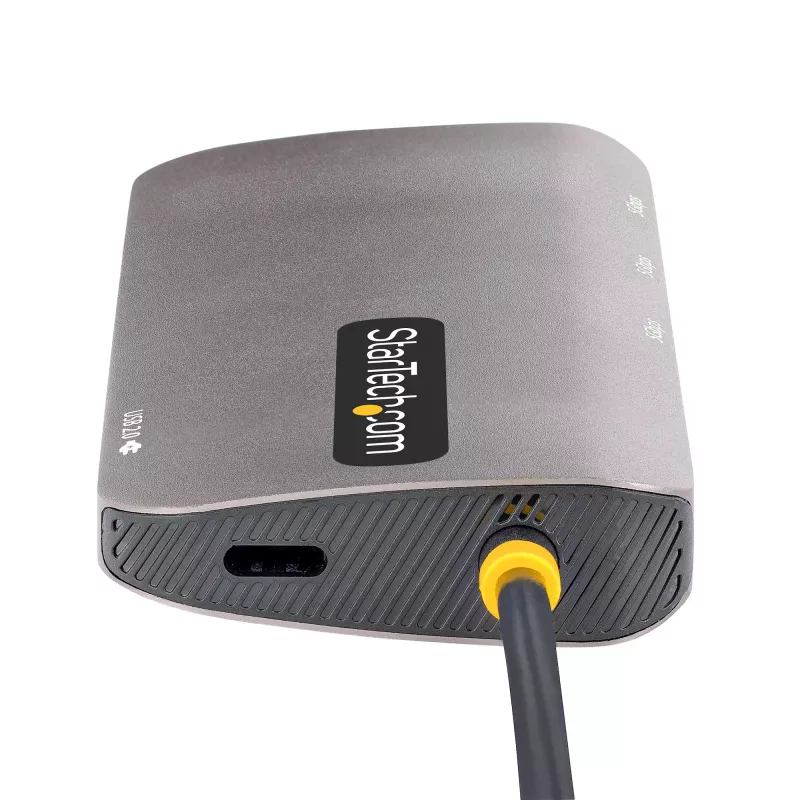 StarTech.com USB-C-multipoort-adapter, 4K 60Hz HDMI-video, 3-poorts 5Gbps USB-hub, 100W Power Delivery pass-through, GbE, 30 cm kabel, mini-reisdock, laptop-dockingstation
