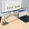 StarTech.com USB-C-multipoort-adapter, 4K 60Hz HDMI-video, 3-poorts 5Gbps USB-hub, 100W Power Delivery pass-through, GbE, 30 cm kabel, mini-reisdock, laptop-dockingstation