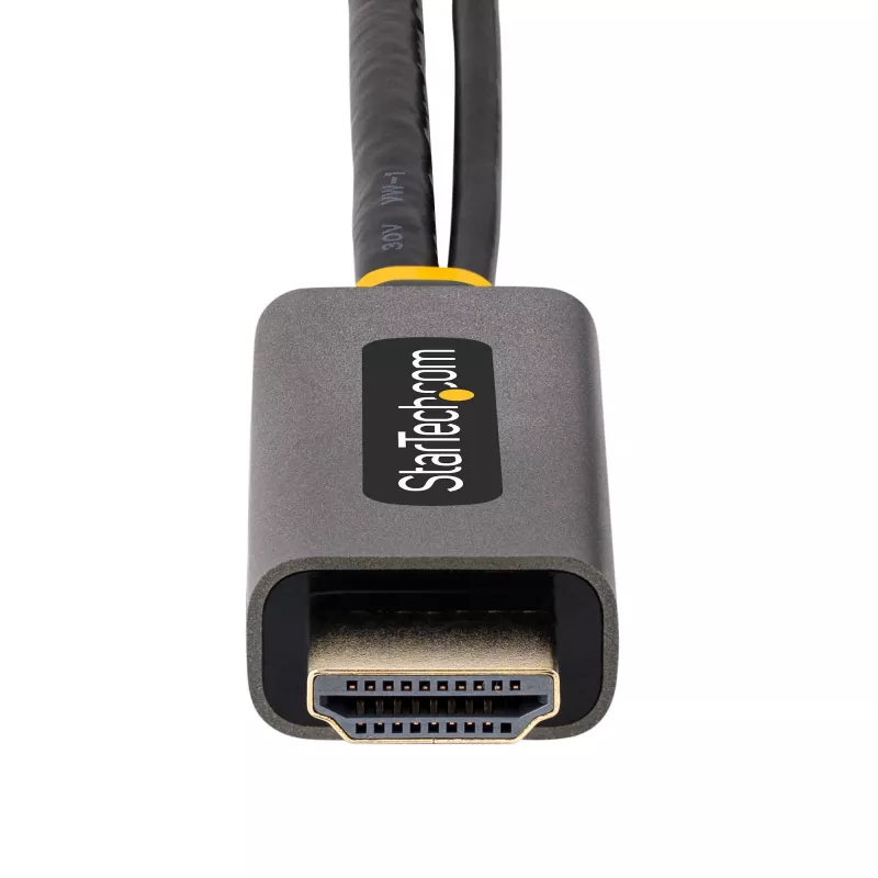 StarTech.com 30cm HDMI-naar-DisplayPort-adapterkabel, actieve 4K 60Hz HDMI 2.0 naar DP 1.2 converter, HDR, USB-busvoeding, HDMI-bron naar DisplayPort-monitor voor laptops/pc's