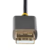 StarTech.com 30cm HDMI-naar-DisplayPort-adapterkabel, actieve 4K 60Hz HDMI 2.0 naar DP 1.2 converter, HDR, USB-busvoeding, HDMI-bron naar DisplayPort-monitor voor laptops/pc's