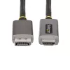 StarTech.com 2 m DisplayPort-naar-HDMI-adapterkabel, 8K 60Hz, 4K 144Hz, HDR10, DP 1.4 naar HDMI 2.1 actieve videoconverter, DisplayPort-desktop naar HDMI-monitor, M/M - DisplayPort-naar-HDMI-kabel