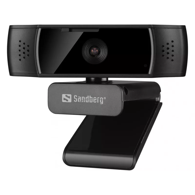 Sandberg USB-webcam autofocus DualMic, 2,07 MP, 1920 x 1080 pixels, Full HD, 30 fps, 70°, 70°