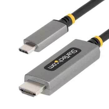 StarTech.com 1m USB-C-naar-HDMI-adapterkabel, 8K 60Hz, 4K 144Hz, HDR10, USB Type-C-naar-HDMI 2.1 videoconverterkabel, USB-C DP Alt Mode/USB4/Thunderbolt 3/4-compatibel – USB-C-laptop naar HDMI-monitor